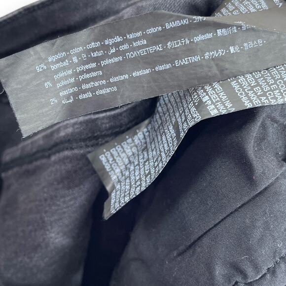 ZARA Black Stretch High Rise Skinny Tapered Leg Jeans - Picture 5 of 6